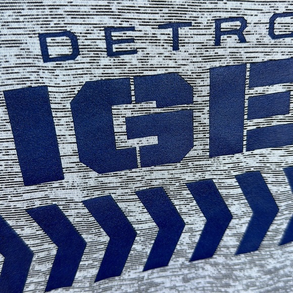 Detroit Tigers Men’s Graphic T-shirt Medium Gray Blue - Picture 6 of 13